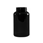 500 Cubic Centimeter (cm³) Capacity Amber Polyethylene Terephthalate (PET) Plastic Packer Bottle - 835500A