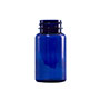 75 Cubic Centimeter (cm³) Capacity Cobalt Blue Polyethylene Terephthalate (PET) Plastic Packer Bottle - 83575CB