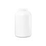 9 Quart White High-Density Polyethylene (HDPE), 110 Squeeze Lock Plastic Wide Mouth Bottle - 834110